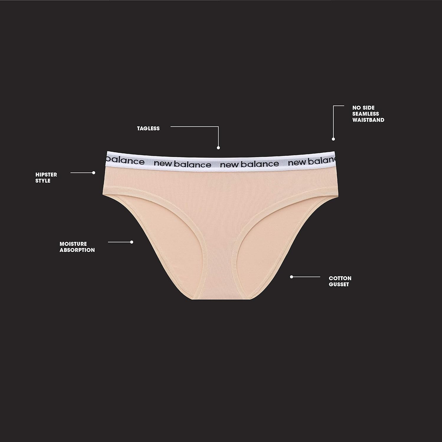 new balance women's athletics brief