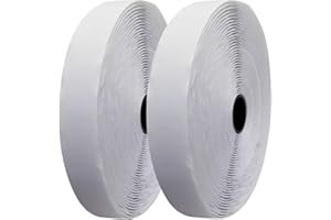 3/4 inch Self Adhesive Hook and Loop Tape roll Sticky Back Strip Adhesive Backed Fabric Fastener Mounting Tape for Picture an