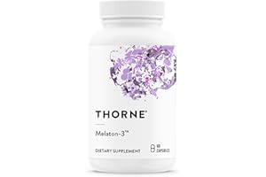 THORNE - Melaton-3 - 3mg Melatonin Supplement - Supports Normal Circadian Rhythms, Restful Sleep & Relaxation* - NSF Certified for Sport - 60 Capsules