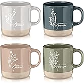 Didaey 4 Pcs Thank You for Being Awesome Mugs Bulk 12.85 oz Employee Appreciation Gift Ceramic Coffee Cups Thank You Gift for Social Worker Volunteer Coworker Staff Teacher Team Volunteer Nurse Office
