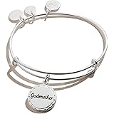Alex and Ani Because I Love You Expandable Wire Bangle Bracelet for Women, Meaningful Charms, 2 to 3.5 in