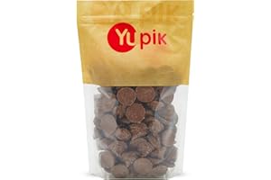 Yupik Chocolate Flavored Macaroons, 1 kg, Gluten-Free, Kosher, Chocolaty Bites with Toasted Coconut, Smooth & Creamy, Chocola