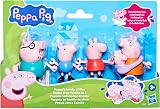Peppa Pig Peppa’s Family Figure Set 5-Pack Peppa George Mummy Daddy Evie view 2
