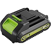 Narbell 20V MAX Battery 2.0Ah Lithium Ion Battery Extended Runtime Compatible with Tools Outdoor Equipment and 20V Leaf Blower (Premium Cells Compact Design)