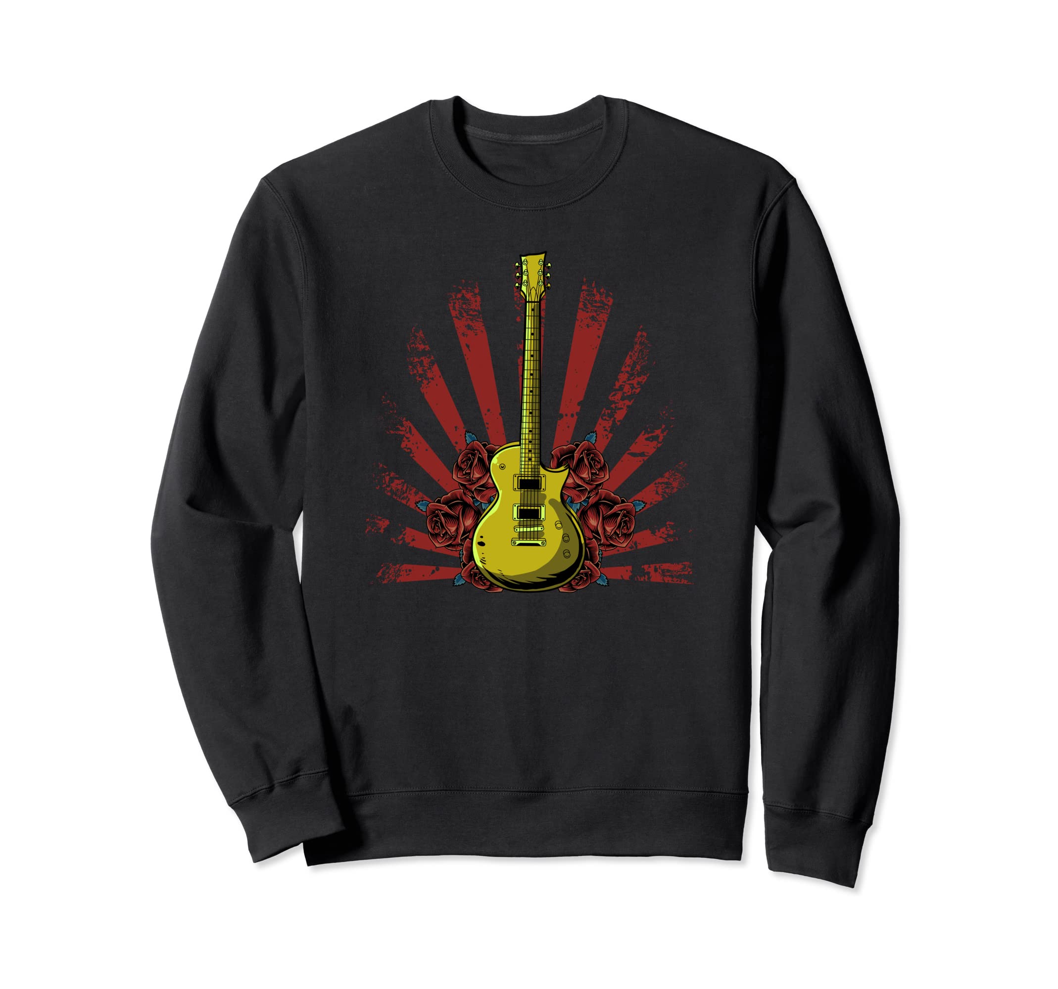 Electric Guitar Band Musician - E-Guitar Rock Guitarist Sweatshirt