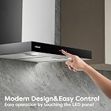 CIARRA CBCS6102 Cooker Hood 60cm Wi Fi App Touch 650m³/h Ducted/Recirc view 3