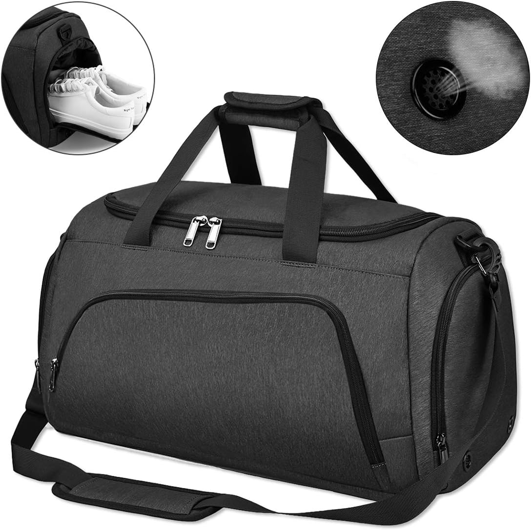 Gym Duffel Bag Waterproof Travel Duffel Bag with Shoes Compartment