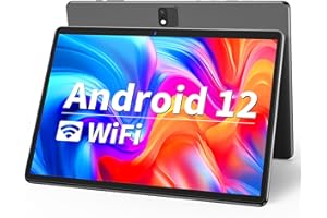 QDDQ Android Tablet 10 inch, Android 12 Tablet, 3GB+32GB ROM, 512GB Expand Android Tablet with 8000mAh Battery, Dual Camera, WiFi, Bluetooth, IPS HD Touch Screen, Google GMS Certified