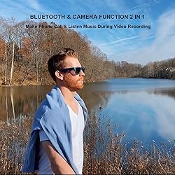 OhO Smart Glasses,256G Camera&Bluetooth Sunglasses