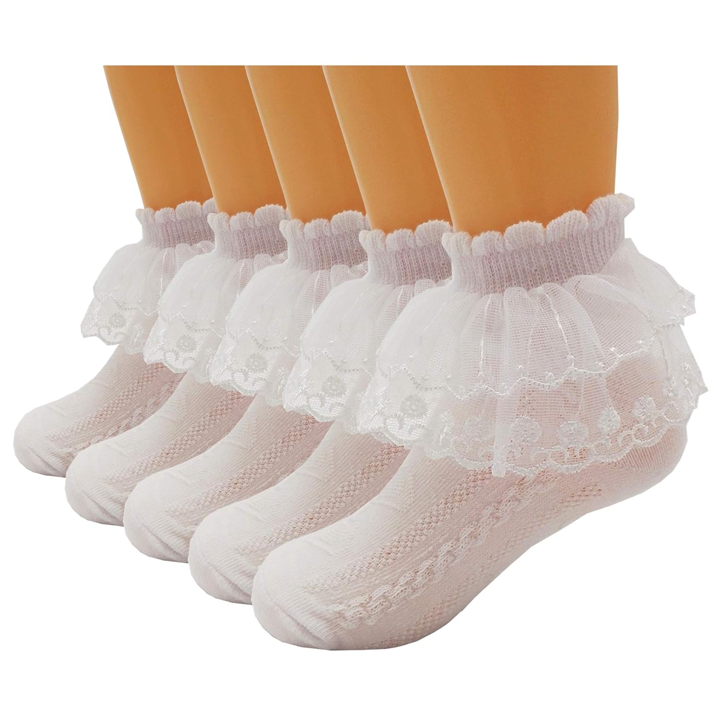 baby dress socks with lace