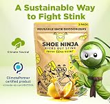 Ellis Harper Shoe Ninja Deodorizer 2 Pack Activated Charcoal Odour Eliminator view 5