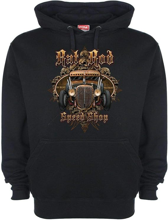 Hot Rod 58 Hotrod Hoodie Hoody Rat Rod American Vintage Car 77 Amazon