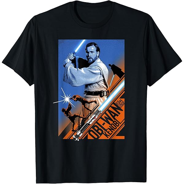 Star Wars Obi-Wan Kenobi T-Shirt - Episode 3 Jedi Master Portrait