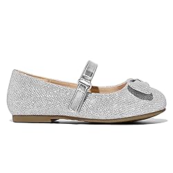 K KomForme Girl's Ballet Flats Non-Slip Soft Mary
