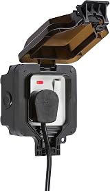 Knightsbridge OP7N Outdoor Weatherproof Single Fuse Switch with Neon