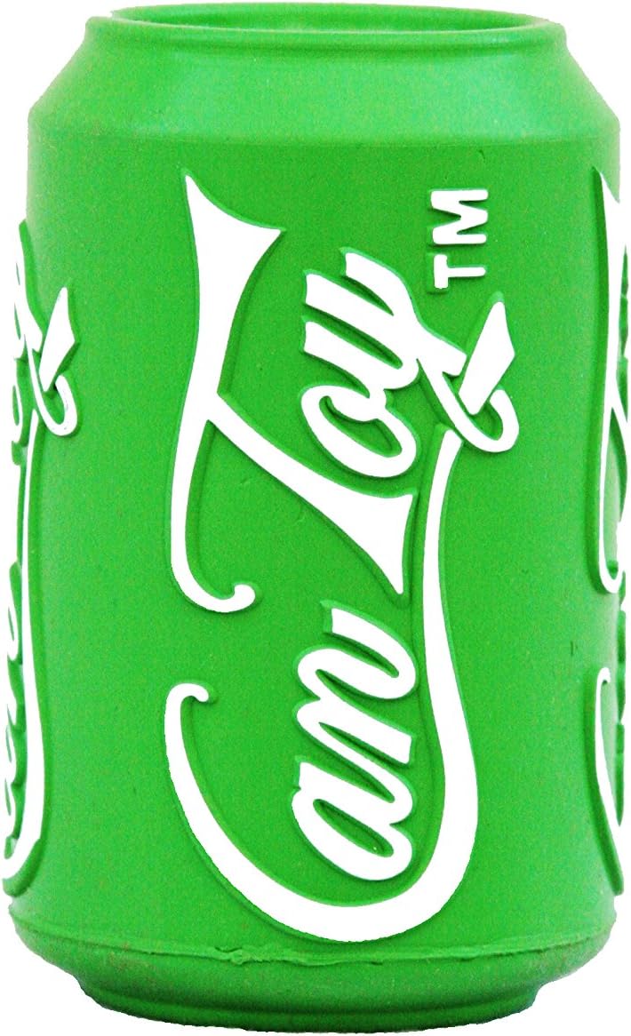 Pet Supplies SodaPup Natural Rubber Soda Can Dog Chew Toy Made in