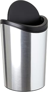 TATAY 6L Bathroom Bin Swing Lid Compact Modern Design 19x19x28 cm view 2
