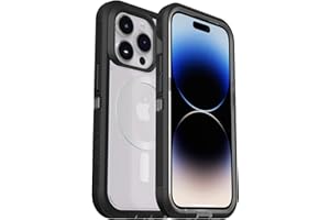 OtterBox IPhone 14 Pro Max (ONLY) Defender Series XT Case - BLACK CRYSTAL, Screenless, Rugged , Snaps to MagSafe, Lanyard Attachment