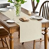 Artoid Mode Beige Fall Table Runner 40x240 cm Polyester Washable view 2