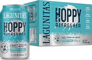 Lagunitas Hoppy Refresher Sparkling Hop Water, 6 pk, 12 oz cans, 0.1% ABV