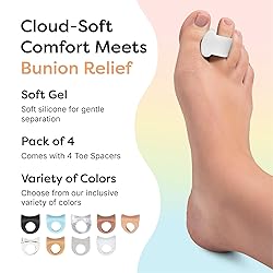 ZenToes Gel Toe Separators for Overlapping