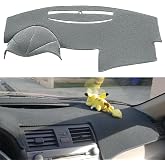 Yiz Dash Cover Mat Pad Fit for Toyota Camry 2007-2011 (Dark Gray) Y27 | Custom Dashboard Cover Pad Carpet Protector