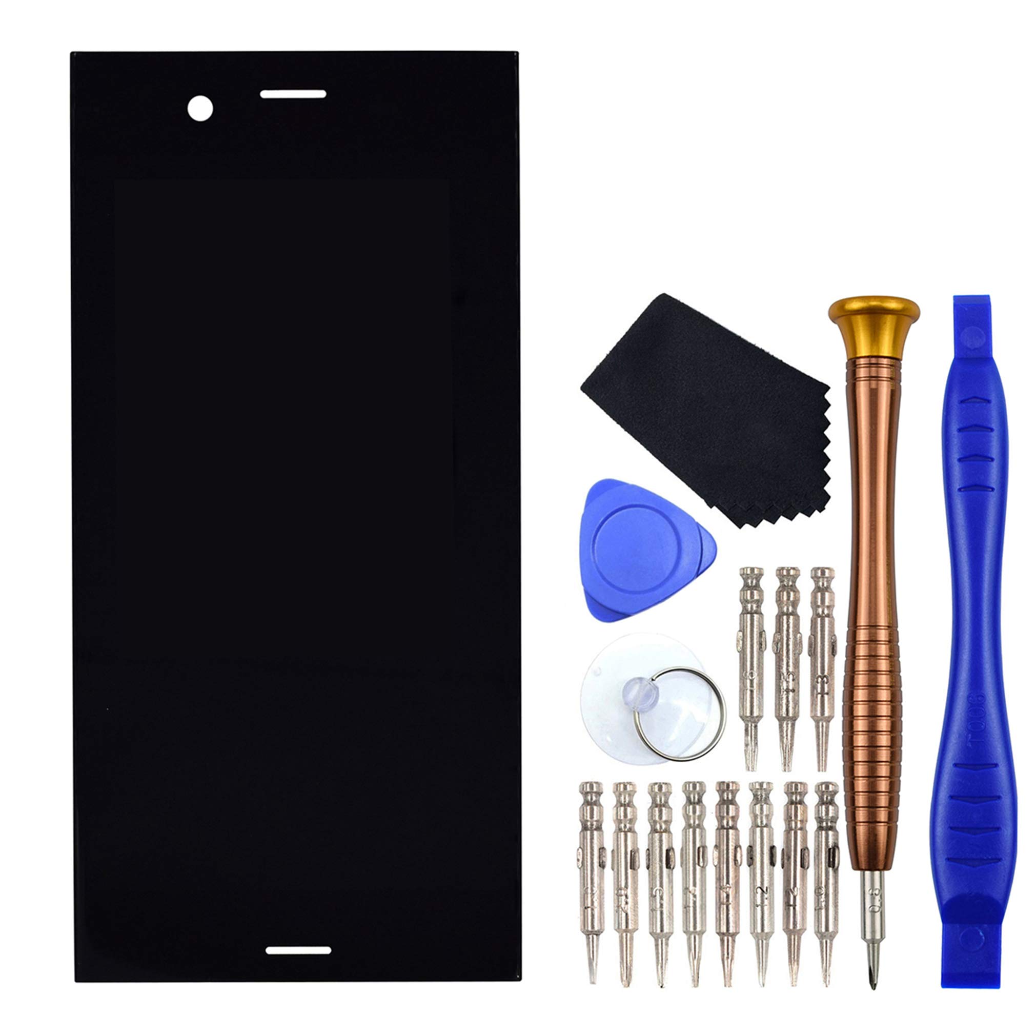 VEKIR Display Digitizer LCD Screen replacement for Sony Xperia XZ1 G8342 F8341 F8342 Black