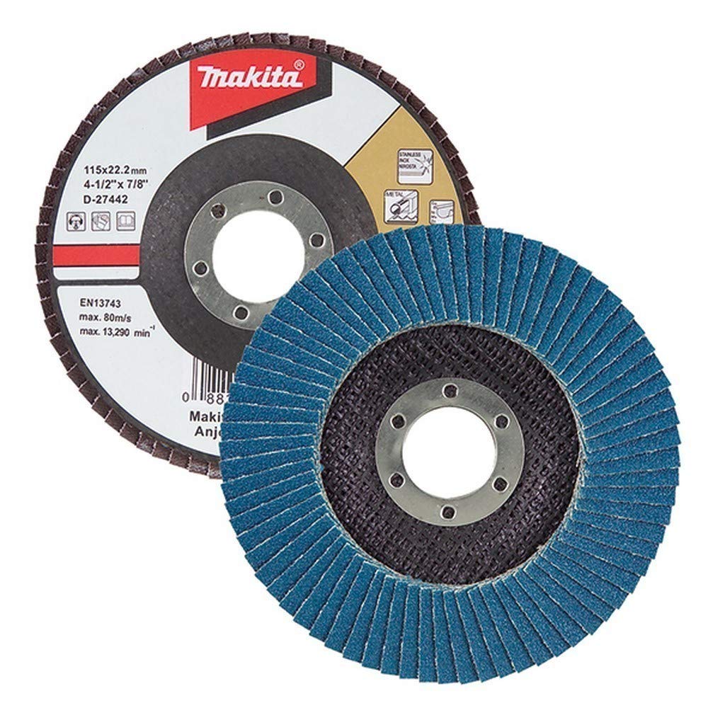 MAKITA D-53746 D-53746-Disc mil Sheets 115(G80) Metal, Black