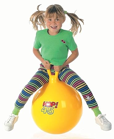Vachan Creation Hopping Bouncing Inflatable Hop Ball for Kids (Multicolour)
