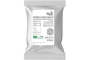WKWM Orzo Buono: Organic Barley Coffee Substitute [ Italian Import ] (Soluble Barley, 200g/7.05 Oz)