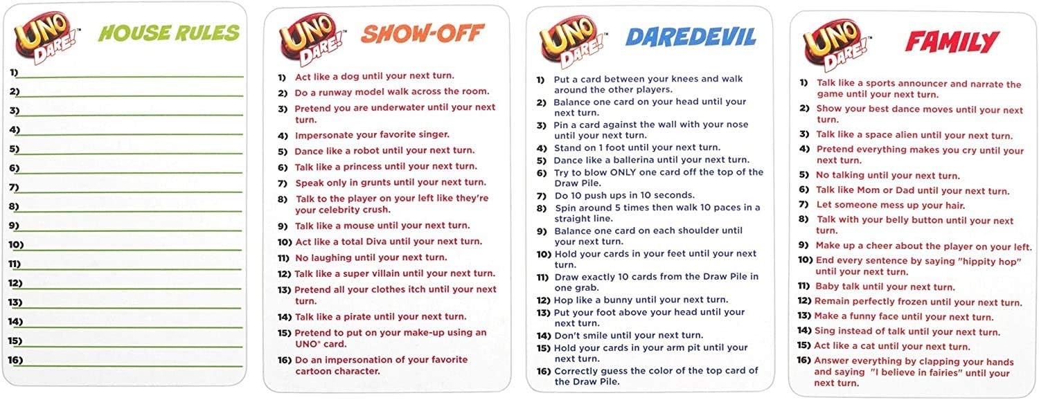 UNO Dare Card Game - Image 4
