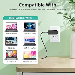 HKY 12V 3A 2A AC Adapter Charger for SGIN X15 M15