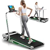 FOUSAE 5 in 1 Treadmills for Home Foldable, App Compatible, 7.5MPH Under Desk Walking Pad Treadmill with 10% Incline, 400 LBS Weight Capacity, 3.0HP Drive, Magnetic Remote Control, 12 HIIT Programs
