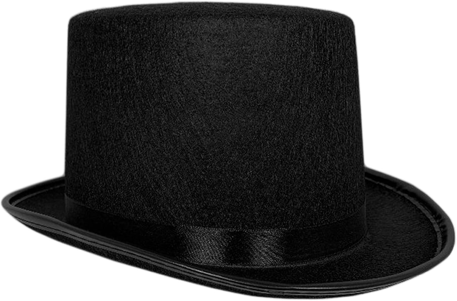 Top Hat Black Felt | One Size Magician Hat Costume | DIY Steampunk | Ultra Ringmaster Circus Hats | Dress Up Party Accessory | By Anapoliz: Toys & Games