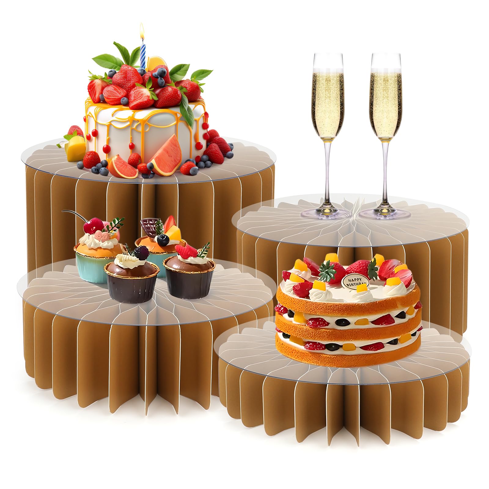 Buffet Risers Food Risers for Buffet Table Acrylic Risers Display ...