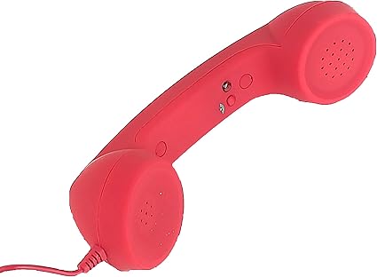 Amazon Co Jp Iphone Ipadなどスマホ用レトロ受話器 スマホグッズ レッド 家電 カメラ