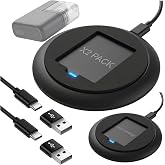 x2 Pack Charger Replacement for Tandem Mobi Charger Pad | 15W, USB C to USB A Adapter , Wireless Charging Pad and Tandem Mobi Accessories for Insulin Pump