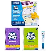 Educational Insights Hot Dots Preschool Reading Set - Preschool Workbooks with Interactive Pen, Homeschool Learning Activities, Learn to Read Activity Books for Kids Ages 4+
