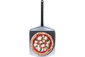 Ooni 12" Pizza Peel – Long Handle Super Smooth Aluminium Pizza Paddle – Lightweight 12 Inch Pizza Turning Peel