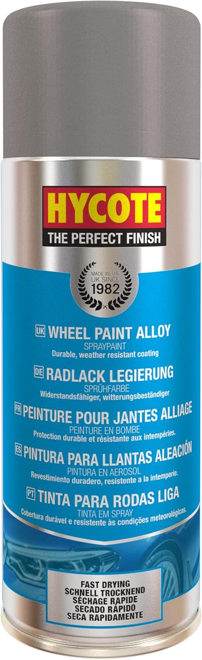 Hycote 400ml Fast Drying Wheel Paint Alloys - UV Protective Lacquer