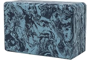 Hugger Mugger 4 in. Foam Yoga Block - Strong and Stable, Beveled Edges for Comfort, Most Favored Block Size, Helps with Alignment and Support in Many Poses