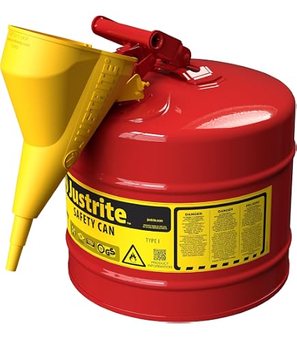 Amazon.com: Justrite Type I Kerosene Safety Can, Blue Galvanized