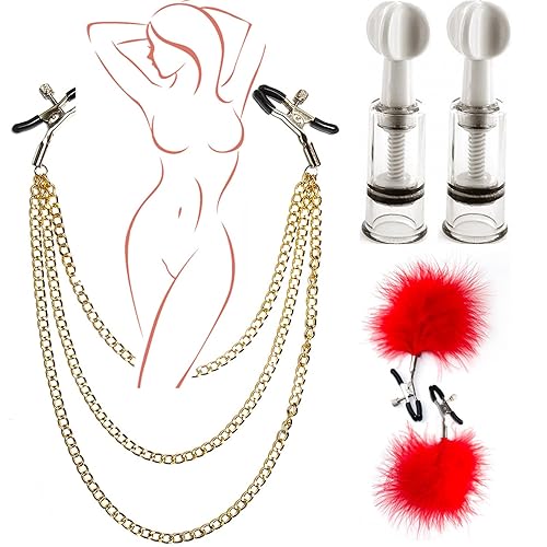 Jesakmie Adjustable Non Piercing Weighted Nipple Clamp Toys with Chain Necklace, Body Red Feather Nipple Jewelry Style Nipple Pump Suction Cup Nipple Corrector for Women in Kenya | Whizz Clamps Jesakmie Adjustable Non Piercing Weighted Nipple Clamp Toys with Chain Necklace, Body Red Feather Nipple Jewelry Style Nipple Pump Suction Cup Nipple Corrector for Women in Kenya | Whizz Clamps
