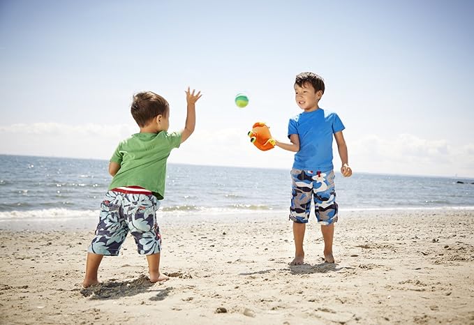 Melissa Doug Sunny Patch Clicker Crab Toss And Grip Catching Game With 2 Balls