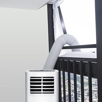 COMLIFE 400CM Universal Fensterabdichtung für Klimageräte und Ablufttrockner Hot air Stop Window-Seal Anti-Kollision Wind Blo