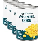 Amazon Grocery, Canned Whole Kernel Corn, 15.25 Oz (Pack of 4)