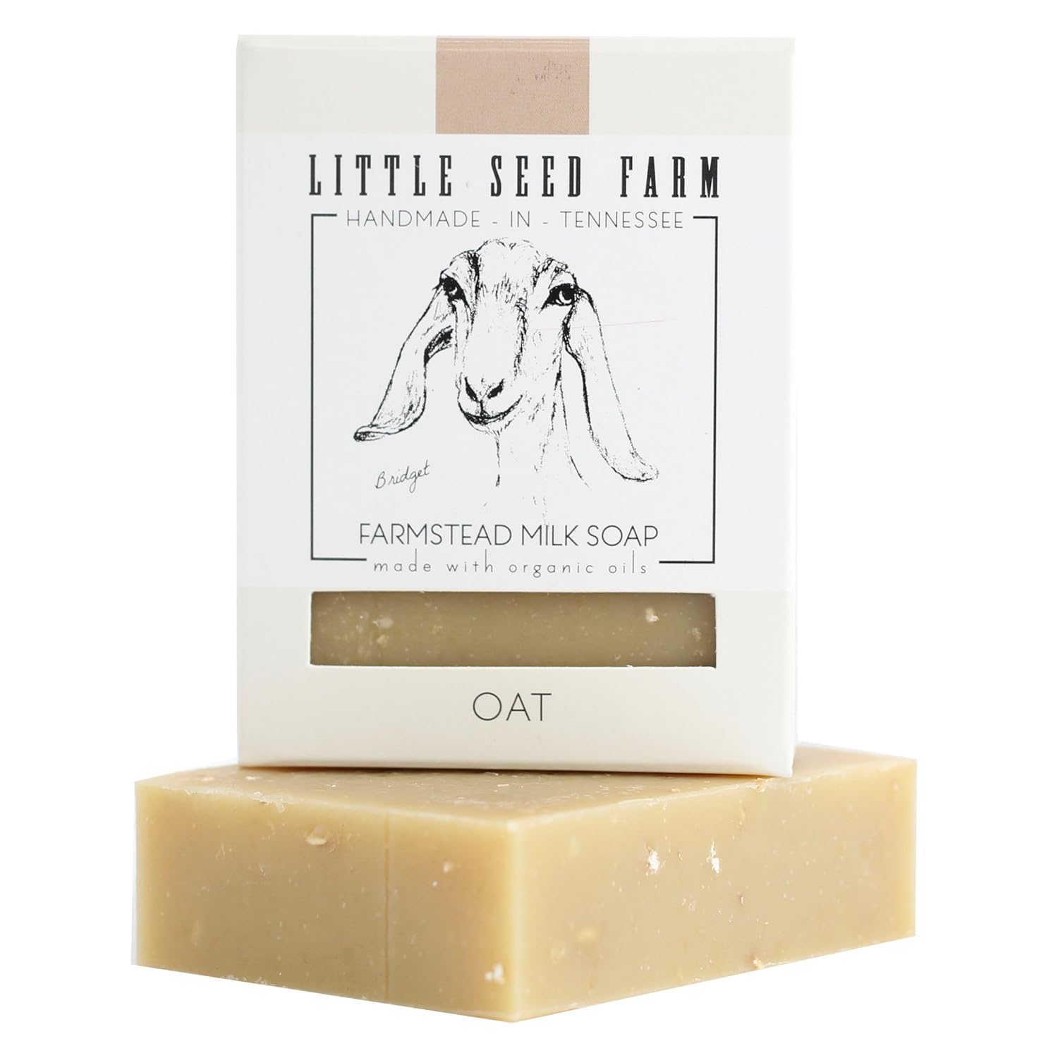 Little Seed Farm Bar Soap, Oat, 4.75 Ounce Beauty