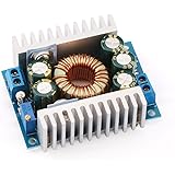 DROK DC Car Power Supply Voltage Regulator Buck Converter 8A/100W 12A Max DC 5-40V to 1.2-36V Step Down Volt Convert Module