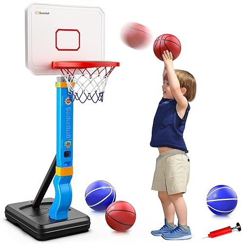 HopeRock Toddler Basketball Hoop, Pool Basketball Hoop for Kids
