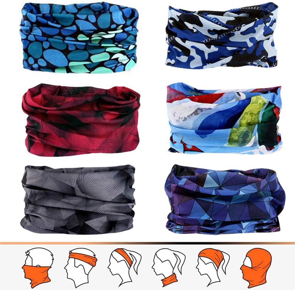 Hphore Bandana Headband,Multifunctional Magic Headwear Fashion Bandanas, Face Scarf, Women Men Neck Gaiter for Yoga Running Hiking Training Outdoors Cycling